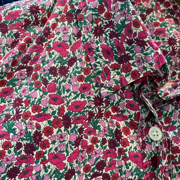JCrew Perfect Shirt Liberty floral size 4 - Picture 5 of 5